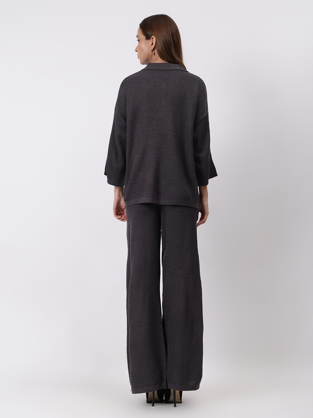 Gaiia Waffle Self Design Co-Ord Set