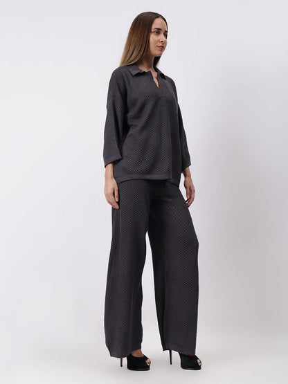 Gaiia Waffle Self Design Co-Ord Set