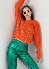 Gaiia Chunky Chain Pullover