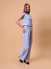 Gaiia Sleeveless Solid Color Co-Ord Set