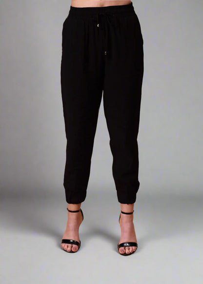 Gaiia Black Solid Color Co-Ord Set - Black