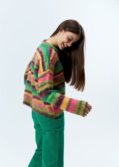 Gaiia Colourful Striped Sweater