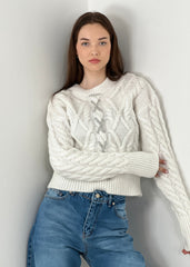 Gaiia Handmade Embroidered Knitwear Sweater