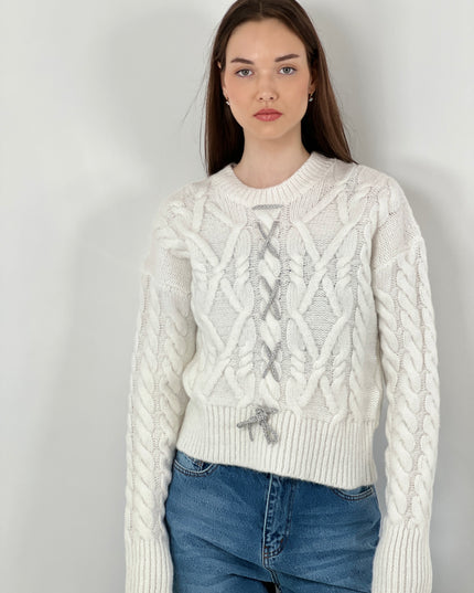 Handmade Embroidered Knitwear Sweater