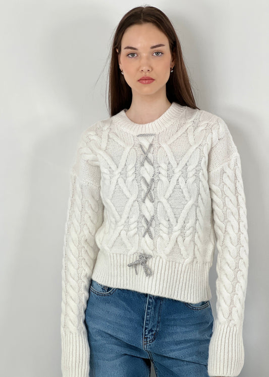 Gaiia Handmade Embroidered Knitwear Sweater