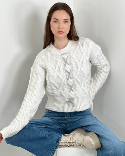 Handmade Embroidered Knitwear Sweater