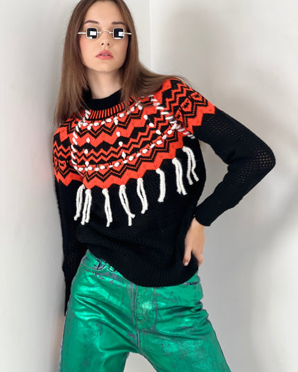 Noppen Patterned Knitwear Sweater