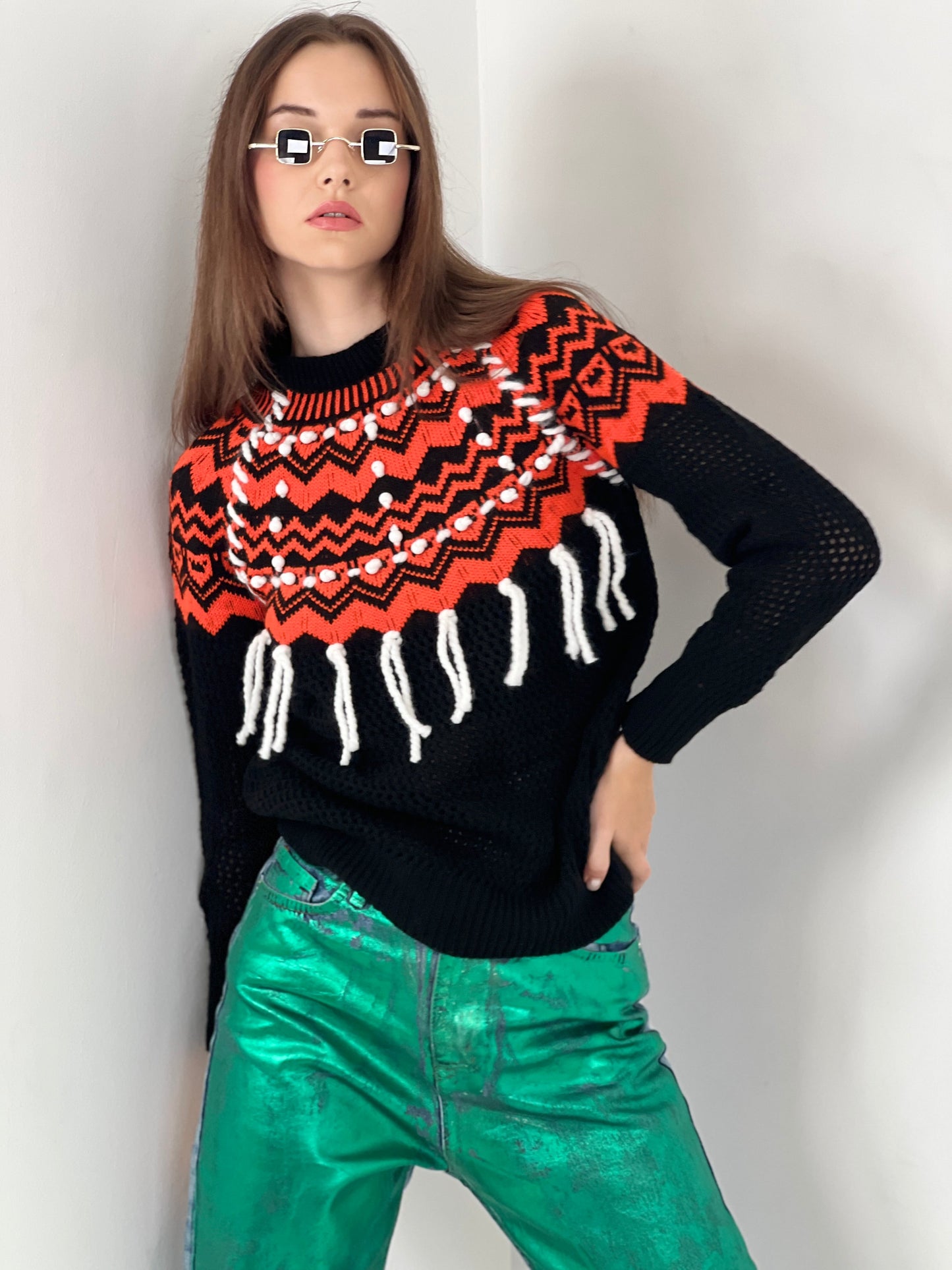Gaiia Noppen Patterned Knitwear Sweater