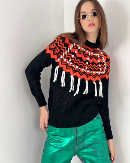 Noppen Patterned Knitwear Sweater