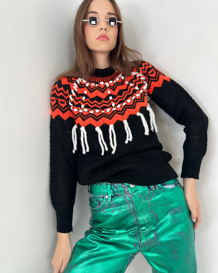 Noppen Patterned Knitwear Sweater