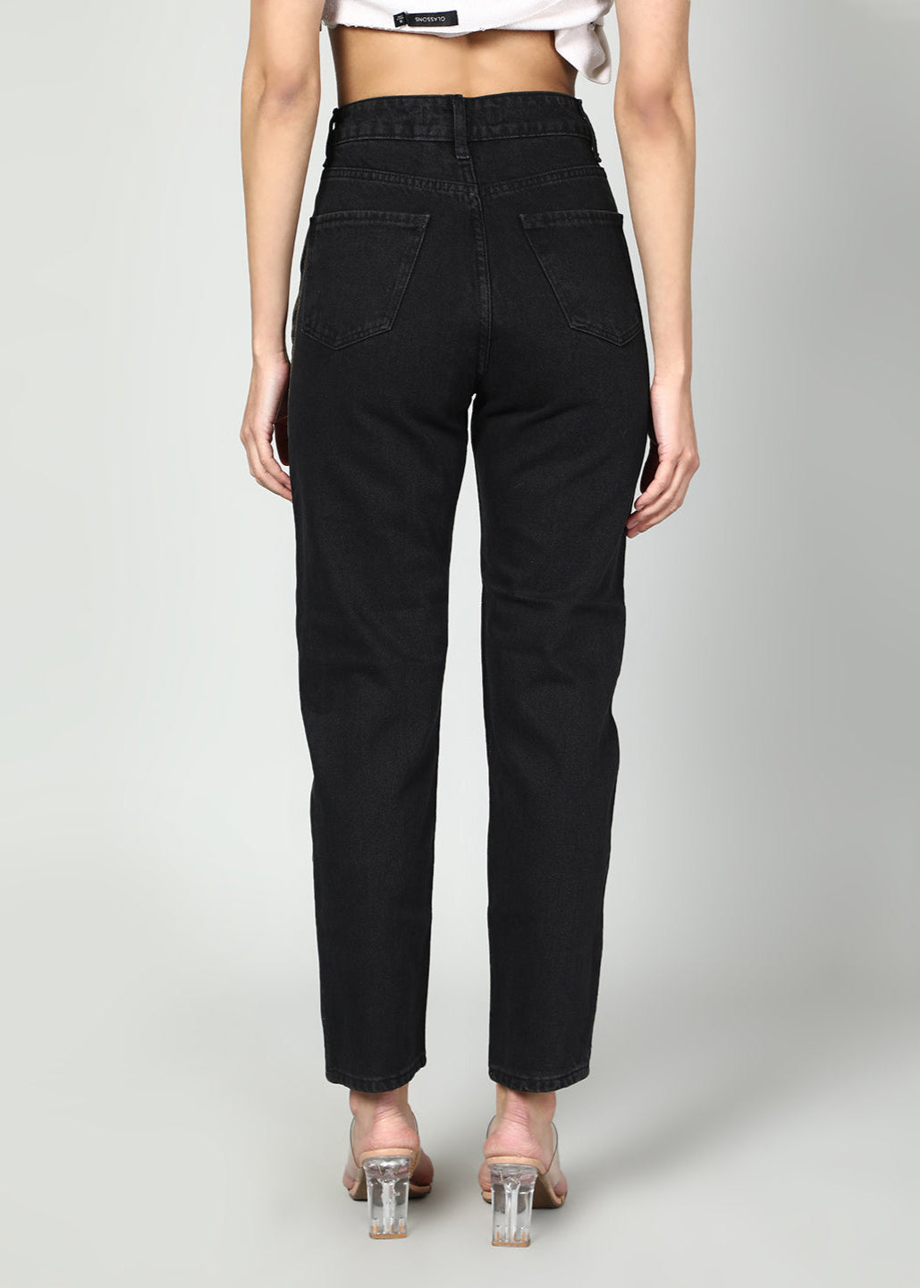 Gaiia Shimmer Denim Straight Leg Jeans