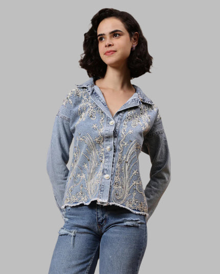 Embroided Denim Jacket