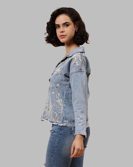 Embroided Denim Jacket