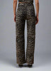 Leopard Print Straight Leg Jeans