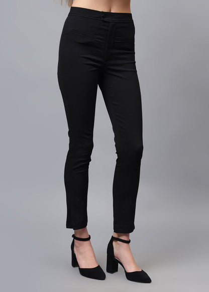 Gaiia Solid Colour Front Pocket Trouser