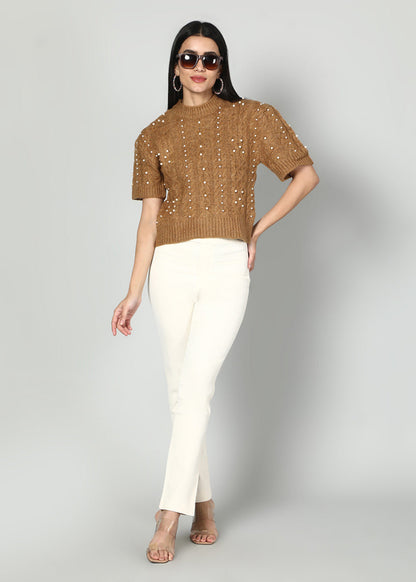 Gaiia Solid Colour Front Pocket Trouser