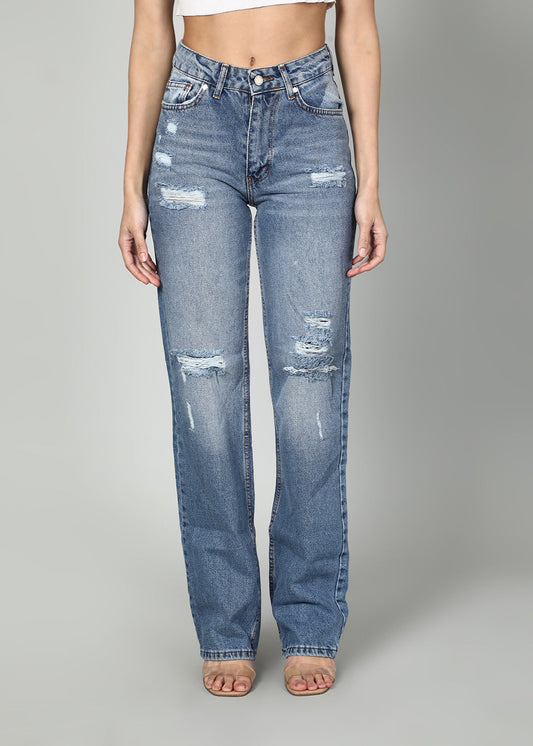 Rugged Straight Leg Denim