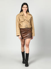 Gaiia Women Solid Colour Mount Jacket