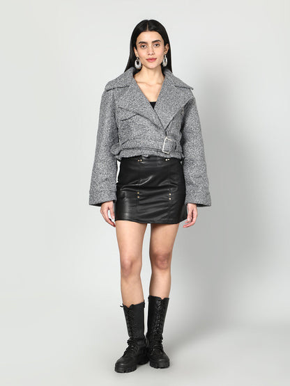 Gaiia Women Solid Colour Mount Jacket