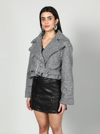 Gaiia Women Solid Colour Mount Jacket