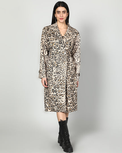 Leopard Print Coat