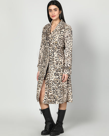 Leopard Print Coat