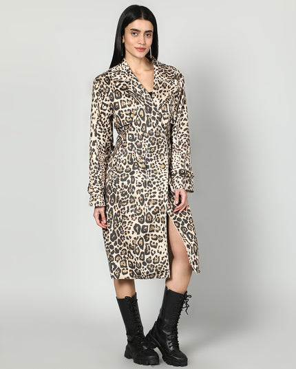 Leopard Print Coat