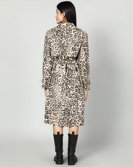 Leopard Print Coat