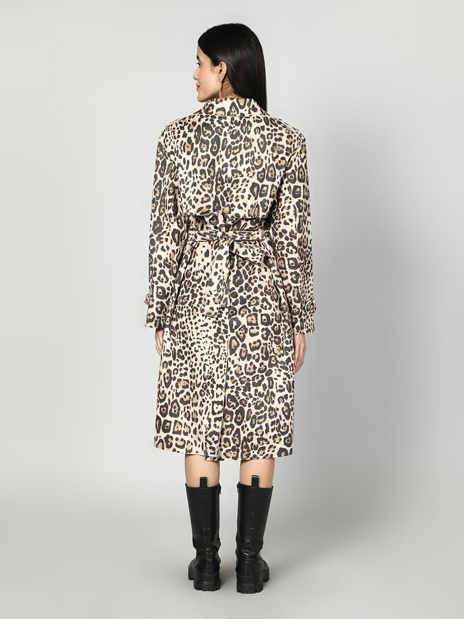 Leopard Print Coat