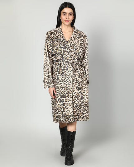 Leopard Print Coat