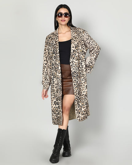 Leopard Print Coat