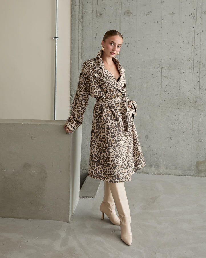 Leopard Print Coat