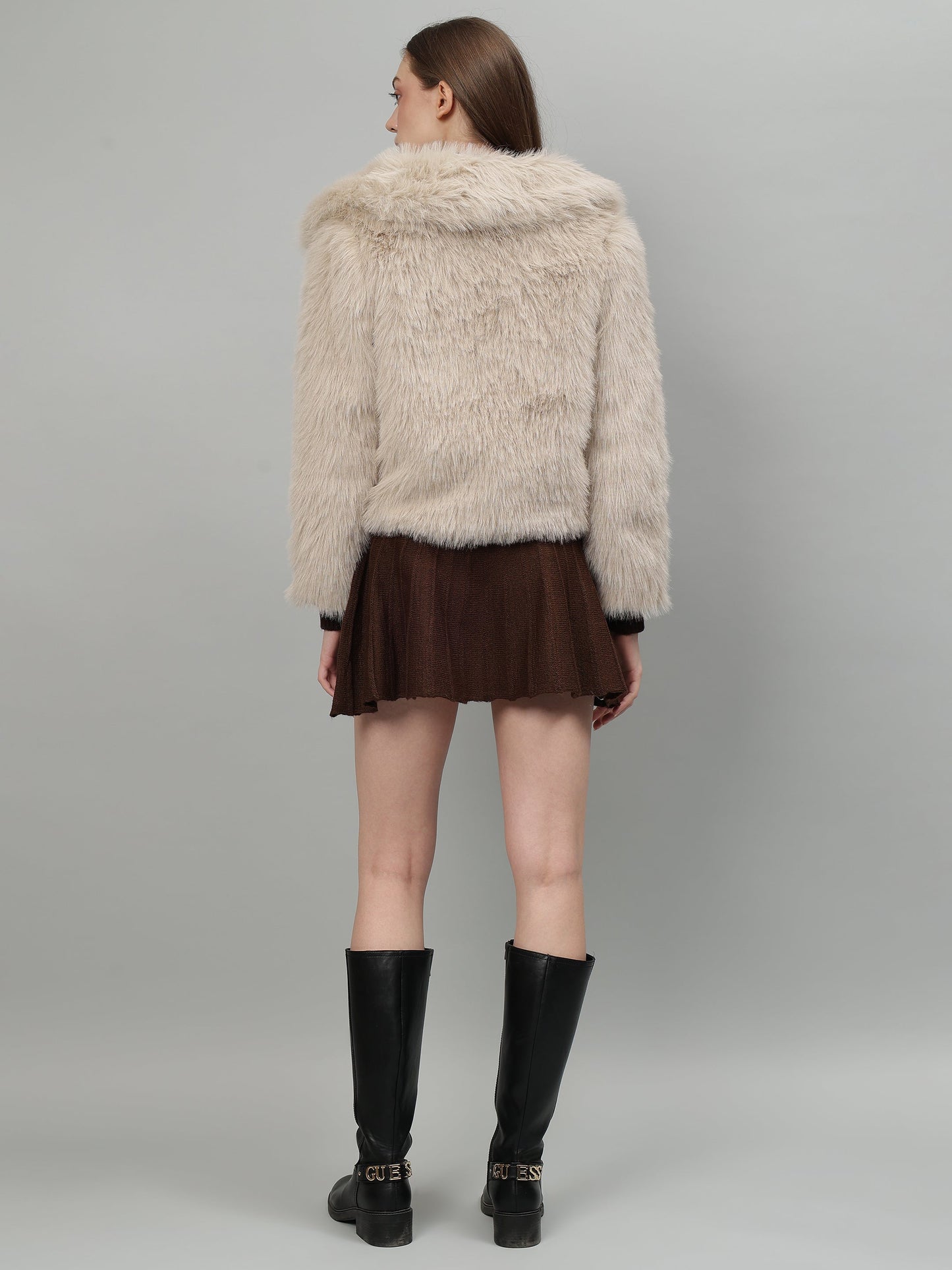 Gaiia Cosy Fur Cropped Jacket
