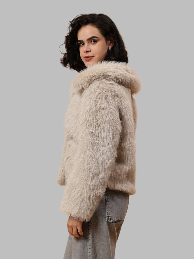 Cosy Fur Cropped Jacket