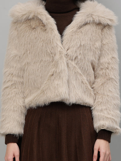 Gaiia Cosy Fur Cropped Jacket