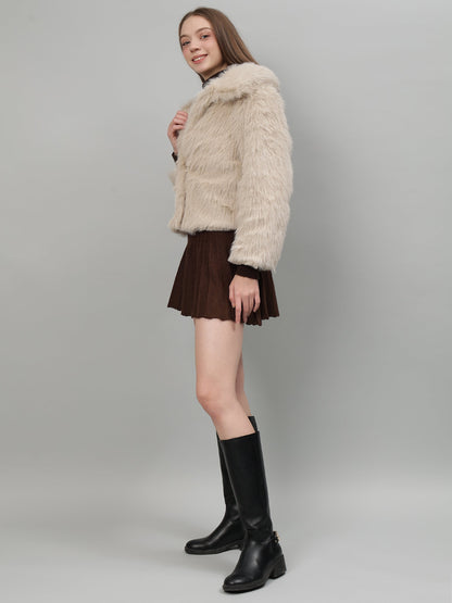 Gaiia Cosy Fur Cropped Jacket