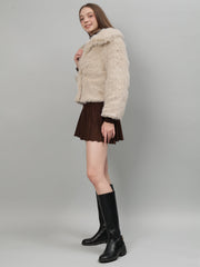 Gaiia Cosy Fur Cropped Jacket