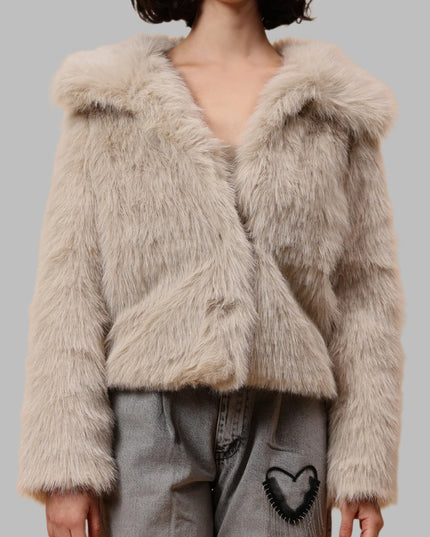 Cosy Fur Cropped Jacket