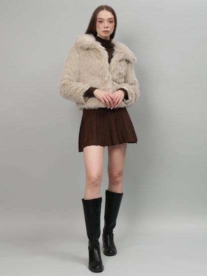 Gaiia Cosy Fur Cropped Jacket