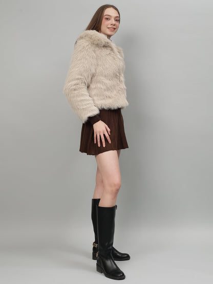 Gaiia Cosy Fur Cropped Jacket