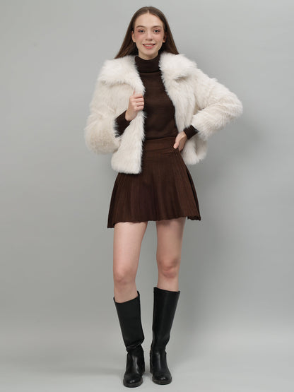 Gaiia Cosy Fur Cropped Jacket