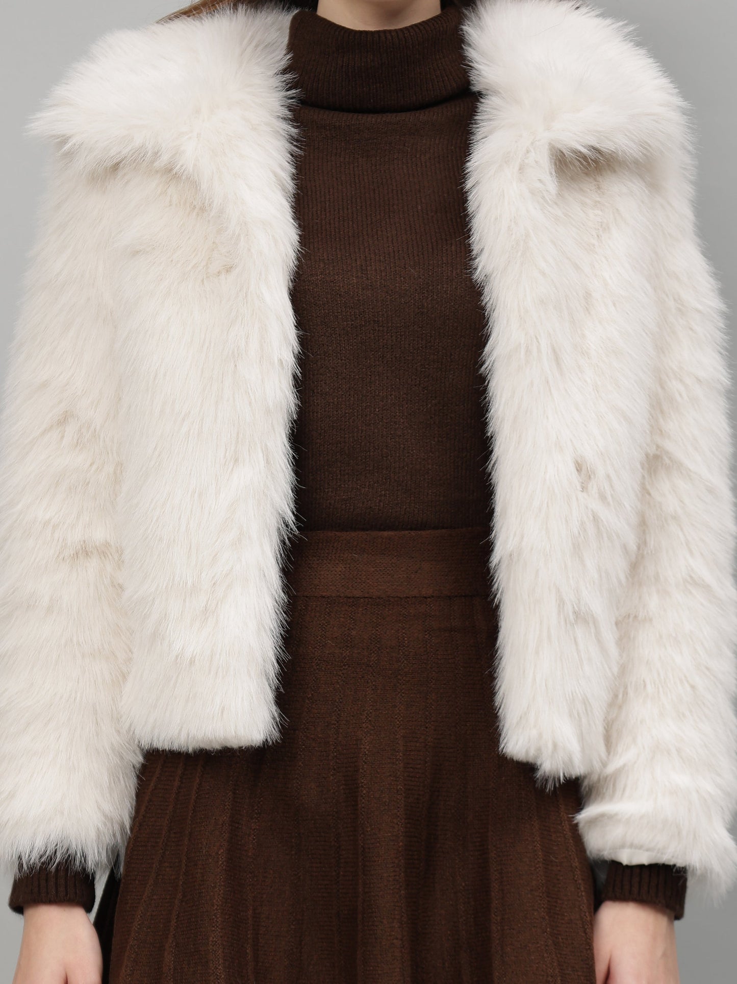 Gaiia Cosy Fur Cropped Jacket