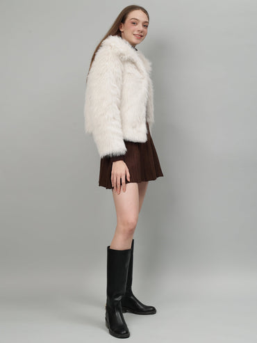 Gaiia Cosy Fur Cropped Jacket