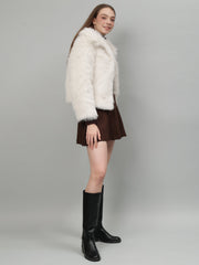 Gaiia Cosy Fur Cropped Jacket