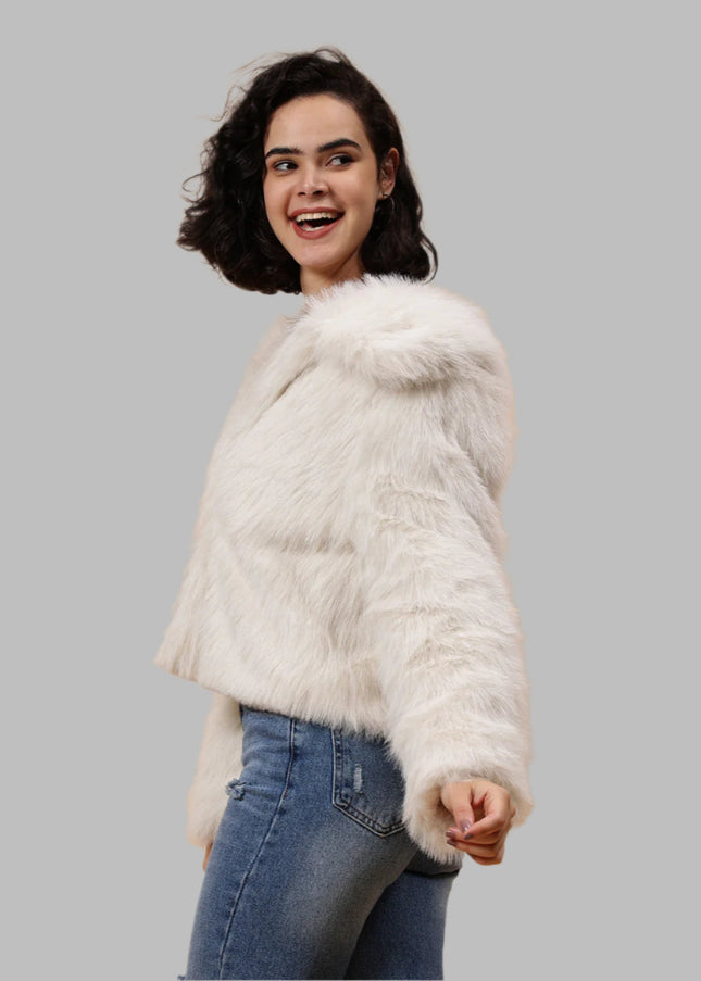 Cosy Fur Cropped Jacket