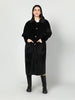 Solid Colour Plush Woolen Coat