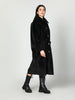 Solid Colour Plush Woolen Coat