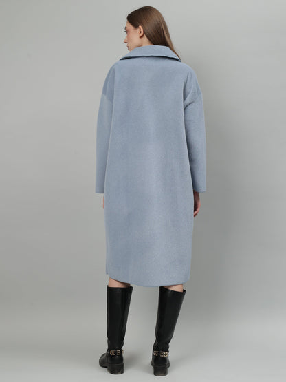 Gaiia Solid Colour Plush Woolen Coat