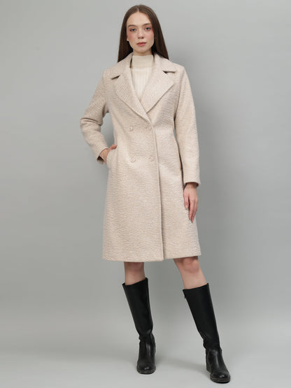 Gaiia Tie Belt Twill Winter Coat