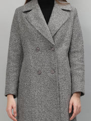 Gaiia Tie Belt Twill Winter Coat